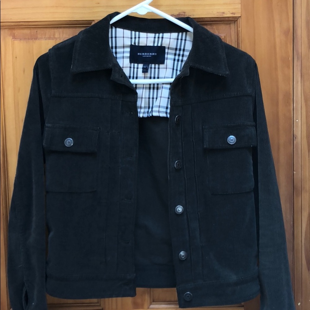 Corduroy Burberry Jacket